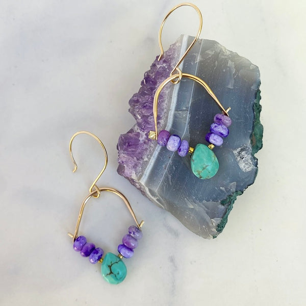 Lavender Earrings